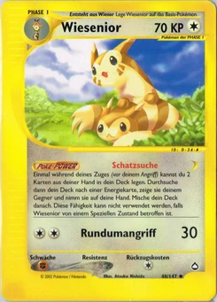Pokémon-Karte Wiesenior 048/147