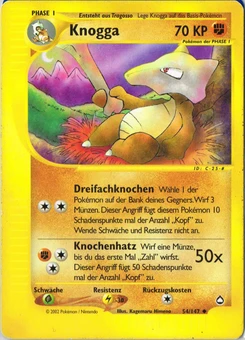 Pokémon-Karte Knogga 054/147