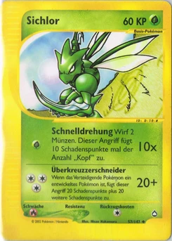 Pokémon-Karte Sichlor 057/147