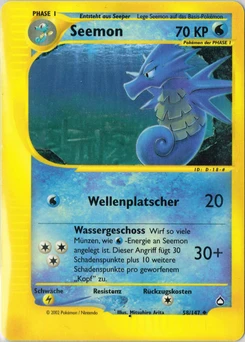 Pokémon-Karte Seemon 058/147