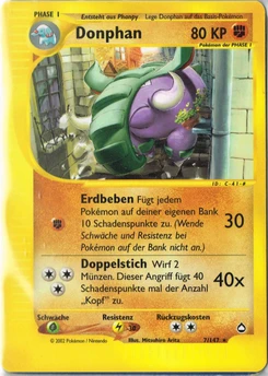 Pokémon-Karte Donphan 007/147