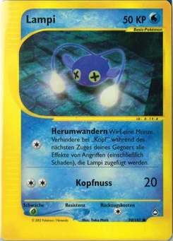 Pokémon-Karte Lampi 070/147