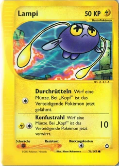 Pokémon-Karte Lampi 071/147
