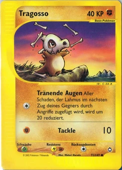 Pokémon-Karte Tragosso 072/147