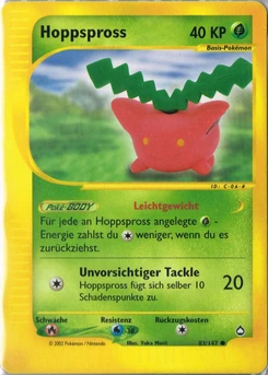 Pokémon-Karte Hoppspross 083/147