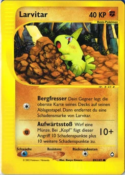 Pokémon-Karte Larvitar 089/147