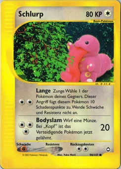 Pokémon-Karte Schlurp 090/147