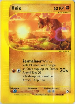 Pokémon-Karte Onix 098/147