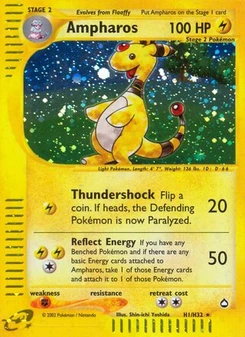 Pokémon-Karte Ampharos H01