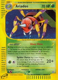 Pokémon-Karte Ariados H03