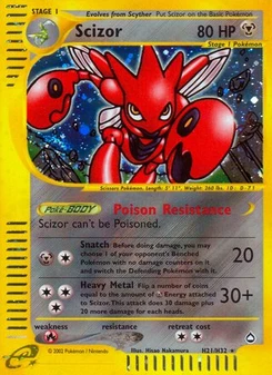 Pokémon-Karte Scherox H21