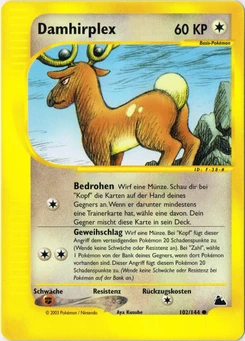 Pokémon-Karte Damhirplex 102/144