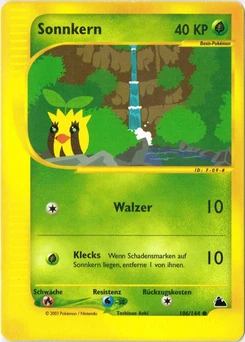 Pokémon-Karte Sonnkern 106/144