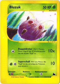 Pokémon-Karte Bluzuk 112/144