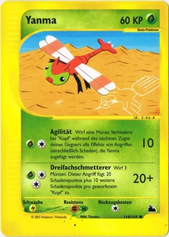 Pokémon-Karte Yanma 116/144