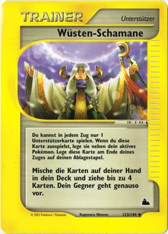 Pokémon-Karte Wüsten -Schamane 123/144
