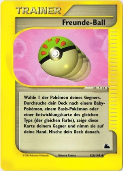 Pokémon-Karte Freunde-Ball 126/144