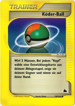 Pokémon-Karte Köder Ball 128/144