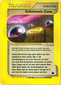 Pokémon-Karte Geheimnis Zone 137/144