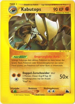 Pokémon-Karte Kabutops 014/144
