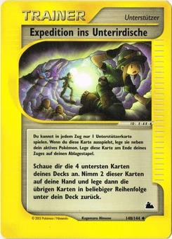 Pokémon-Karte Expedition ins Unterirdische 140/144