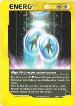 Pokémon-Karte Abprall-Energie 142/144