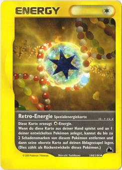 Pokémon-Karte Retro Energie 144/144