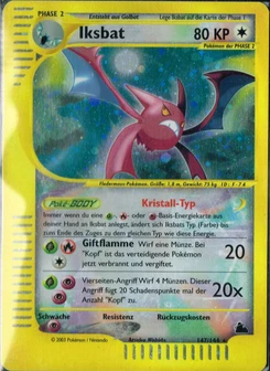 Pokémon-Karte Iksbat 147/144