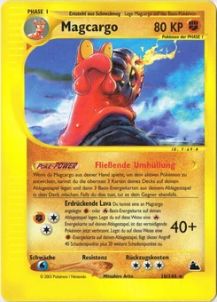 Pokémon-Karte Magcargo 018/144
