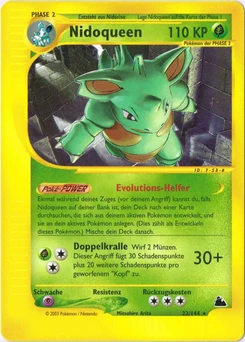 Pokémon-Karte Nidoqueen 022/144