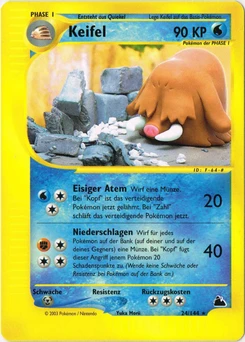 Pokémon-Karte Keifel 024/144