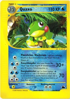 Pokémon-Karte Quaxo 025/144