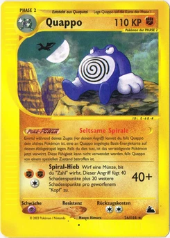 Pokémon-Karte Quappo 026/144