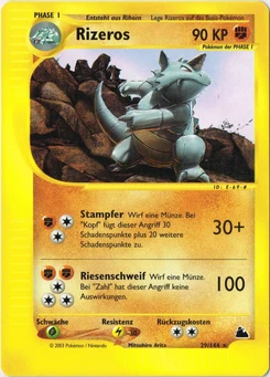 Pokémon-Karte Rizeros 029/144