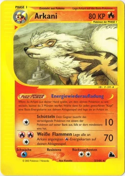 Pokémon-Karte Arkani 003/144