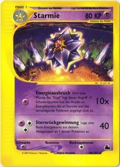 Pokémon-Karte Starmie 030/144