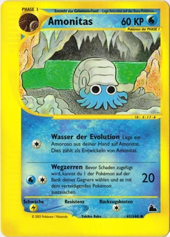 Pokémon-Karte Amonitas 041/144