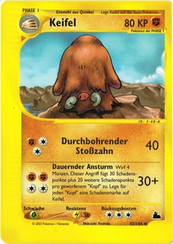 Pokémon-Karte Keifel 043/144