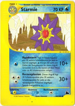 Pokémon-Karte Starmie 044/144
