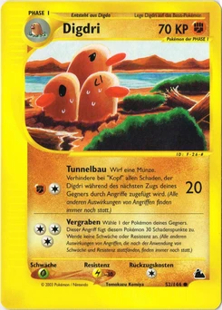 Pokémon-Karte Digdri 052/144