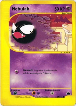 Pokémon-Karte Nebulak 057/144