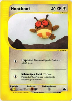 Pokémon-Karte Hoothoot 065/144