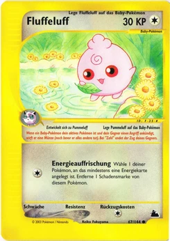 Pokémon-Karte Fluffeluff 067/144
