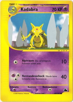Pokémon-Karte Kadabra 069/144