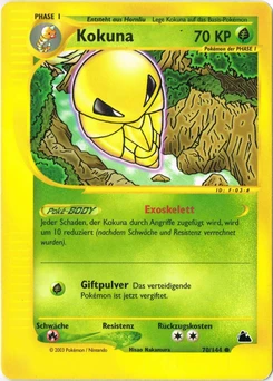 Pokémon-Karte Kokuna 070/144