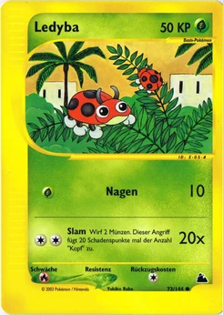 Pokémon-Karte Ledyba 073/144