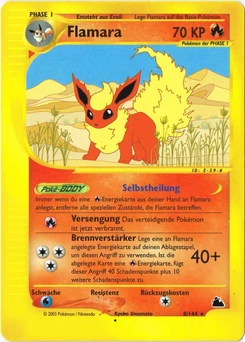 Pokémon-Karte Flamara 008/144