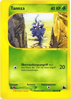 Pokémon-Karte Tannza 085/144