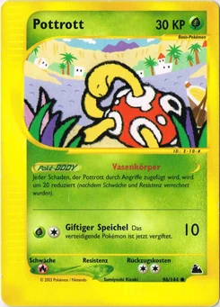 Pokémon-Karte Pottrott 096/144