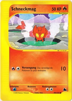 Pokémon-Karte Schneckmag 099/144